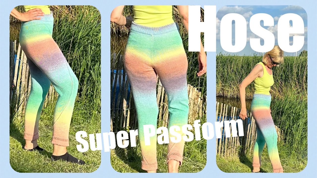 Hose mit bequemer Passform ganz leicht stricken - kostenlose Anleitung