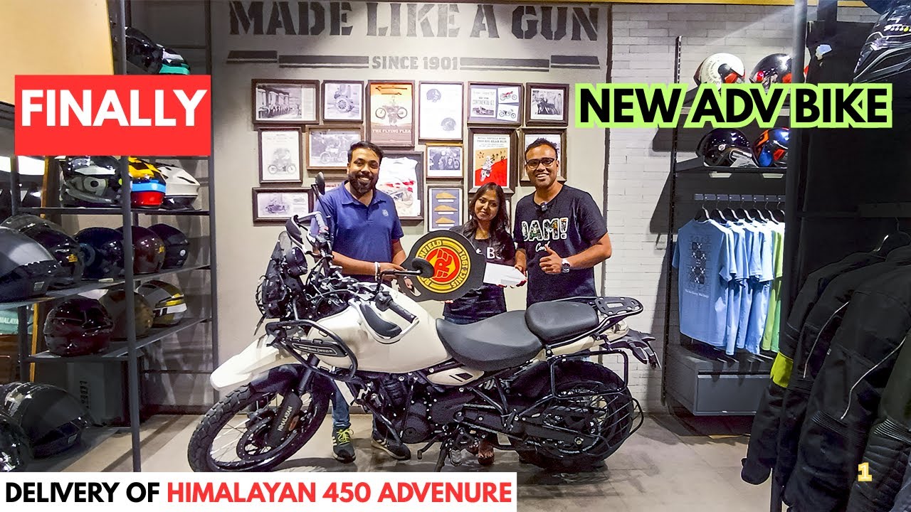 Taking Delivery Of Royal Enfield Himalayan 450 ADV . Harshit Royal Enfield Thakurpukur.