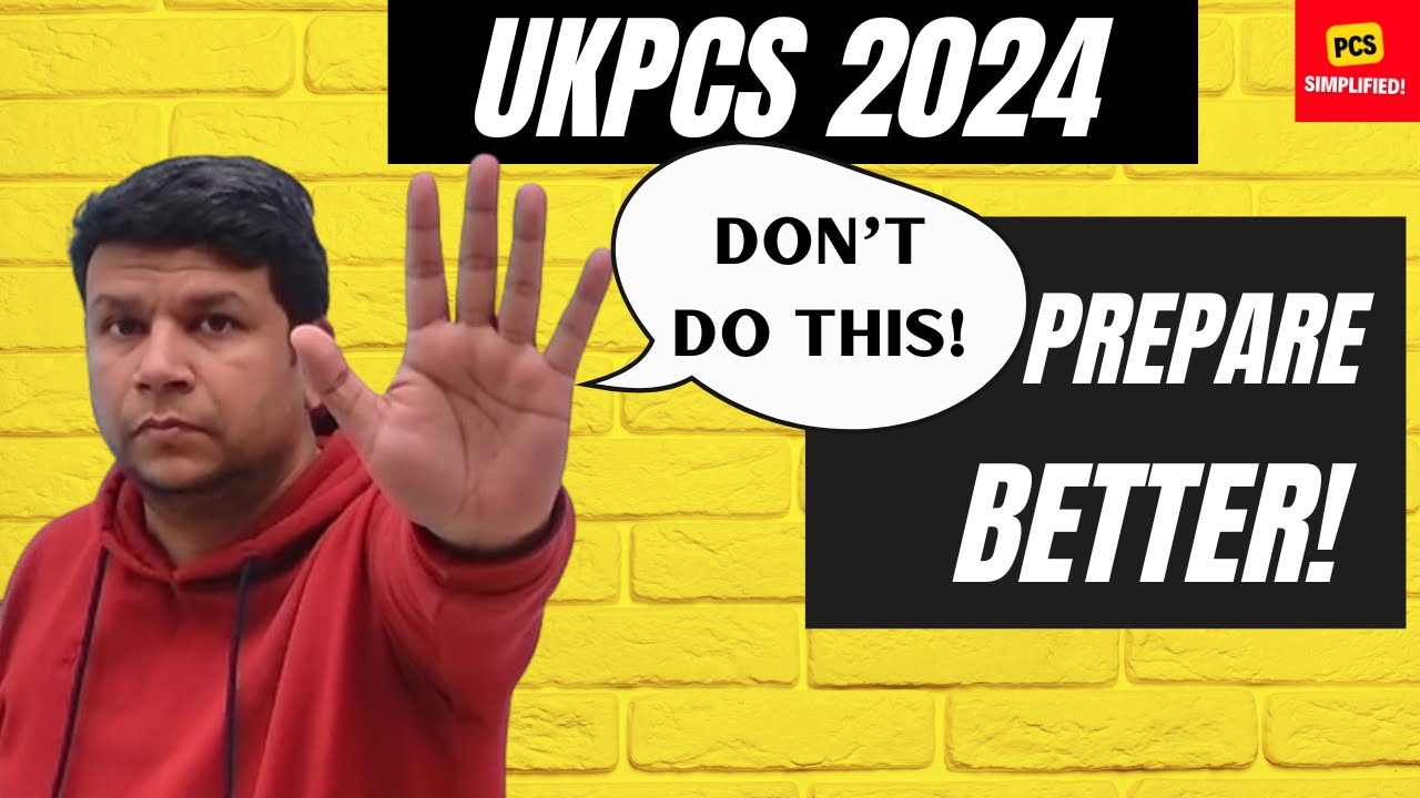 UKPCS 2024 : Mistakes to AVOID while preparing