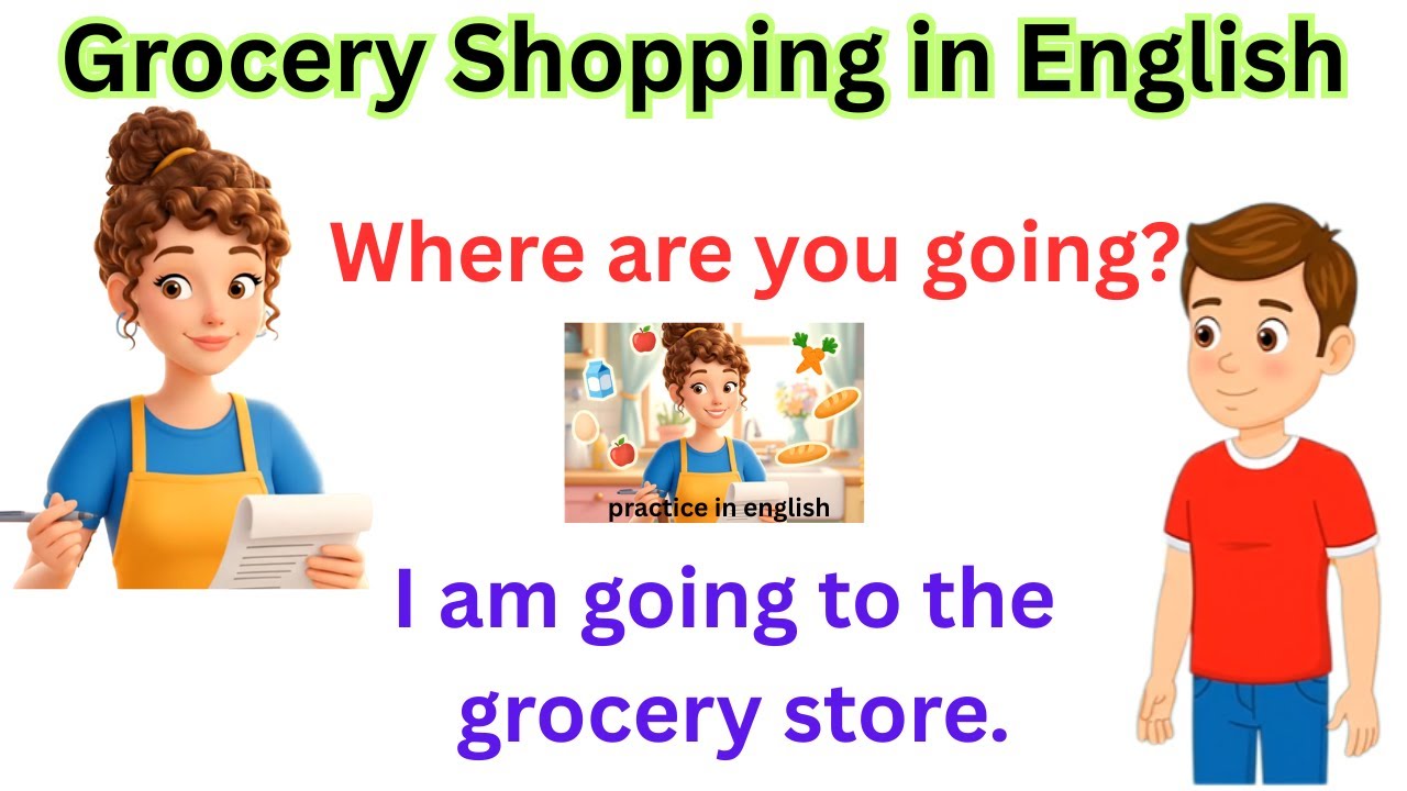 Grocery Shopping English Conversation | Daily Use Question Answer | English Speaking Practice
