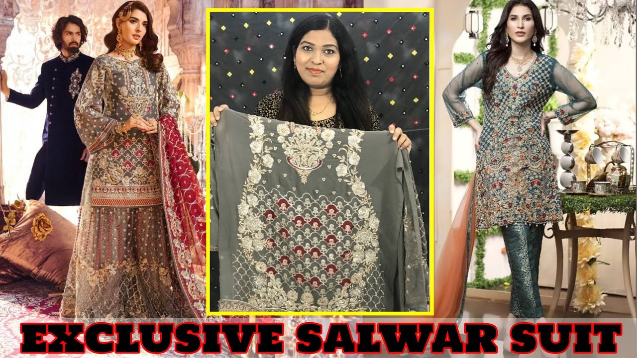 Buy Designer Heavy Work Salwar Kameez Online #prititrendz #designersuit #onlineshopping #heavywork