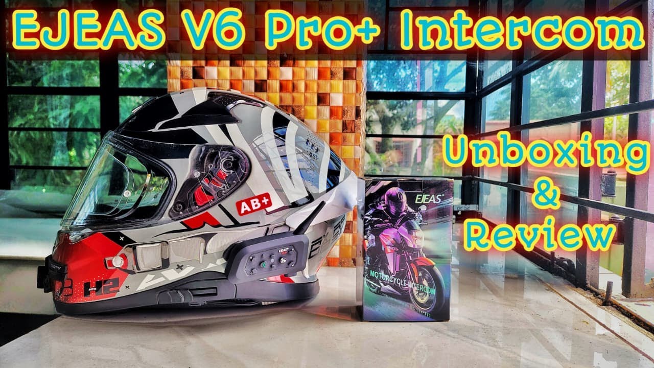 EJEAS | V6 Pro+ | Intercom | Budget friendly helmet intercom | Unboxing & Review @GreenBeastSohan