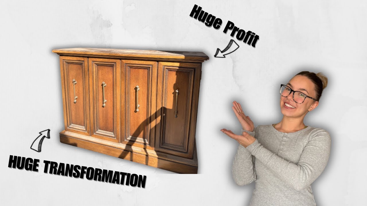 HOW CAN I RESTORE THIS?🫢 ULTIMATE FURNITURE FLIP!!!
