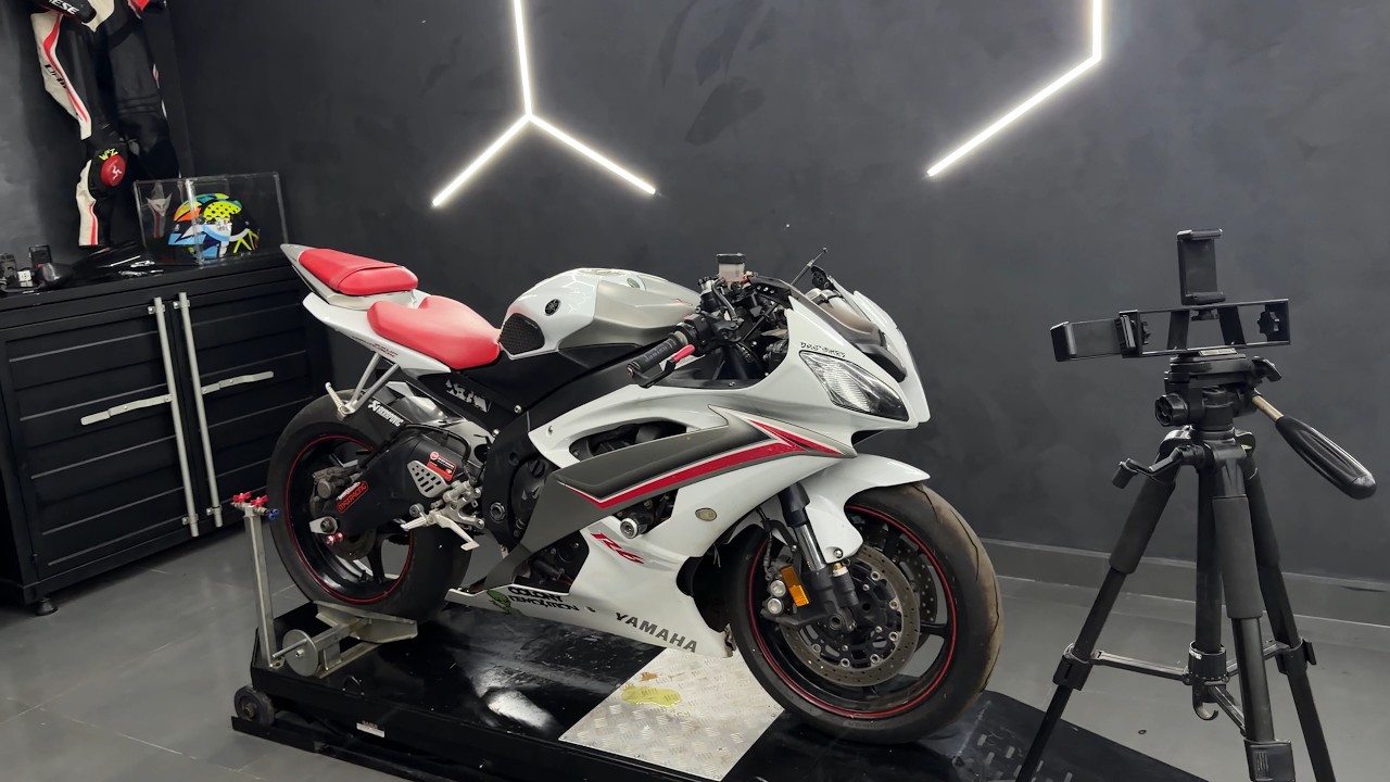 ESSE É O MEU NOVO PROJETO, YAMAHA R6 COM MOTOR QUEBRADO