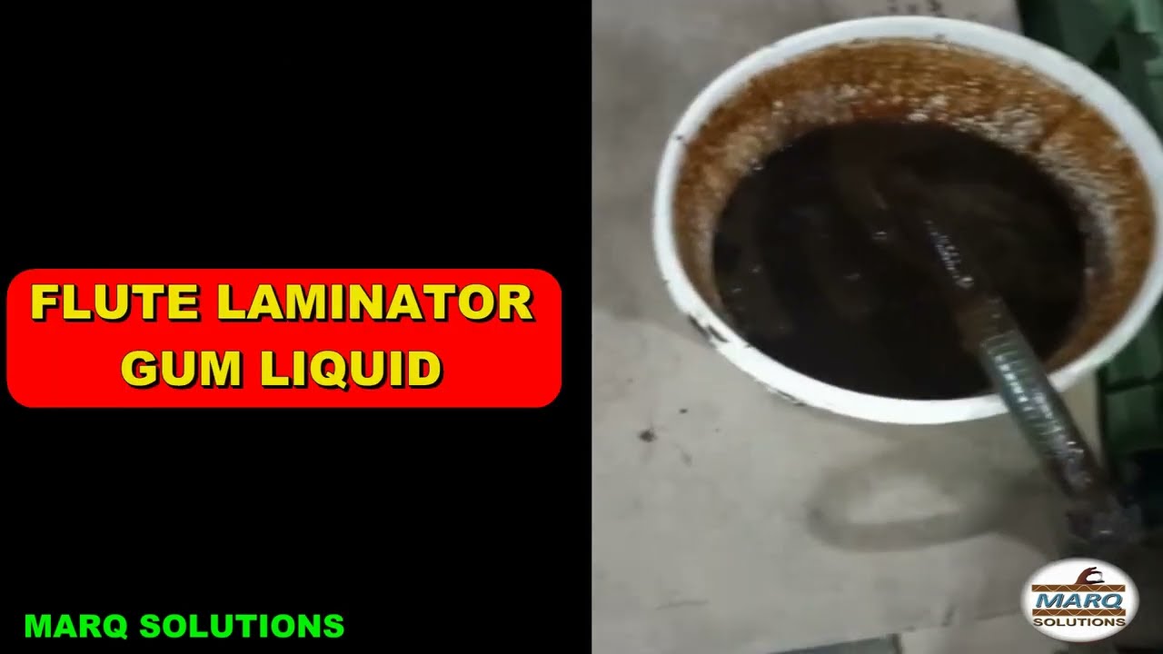 Flute Laminator Gum Powder | Quick Drying | Less Moisture | Flute Laminator Gum Machine Process