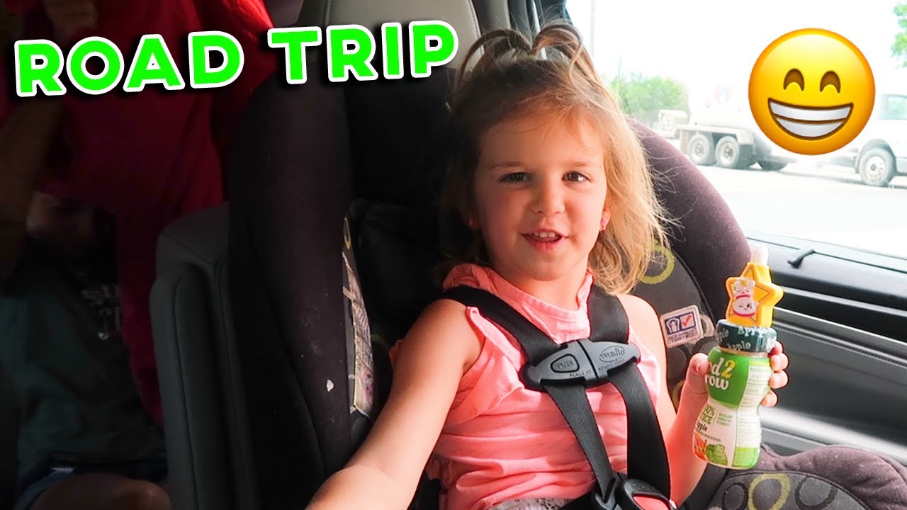 STUCK IN A CAR FOR 5 HOURS WITH 5 RESTLESS KIDS | ROAD TRIP SUMMER VACATION