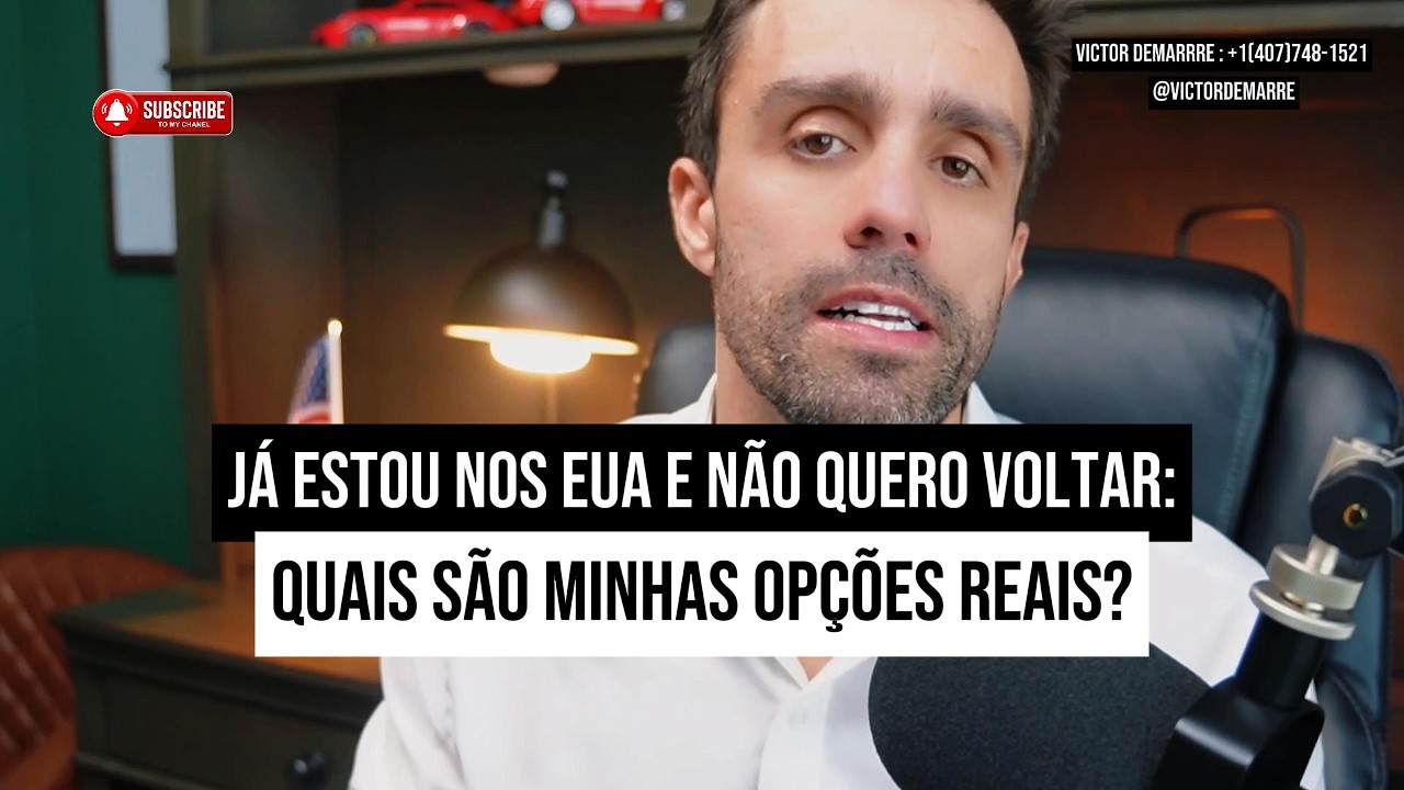 CHEGUEI NOS EUA… E AGORA? Como FICAR Legalmente em 2026 🇺🇸 (Sem Ilusão!)