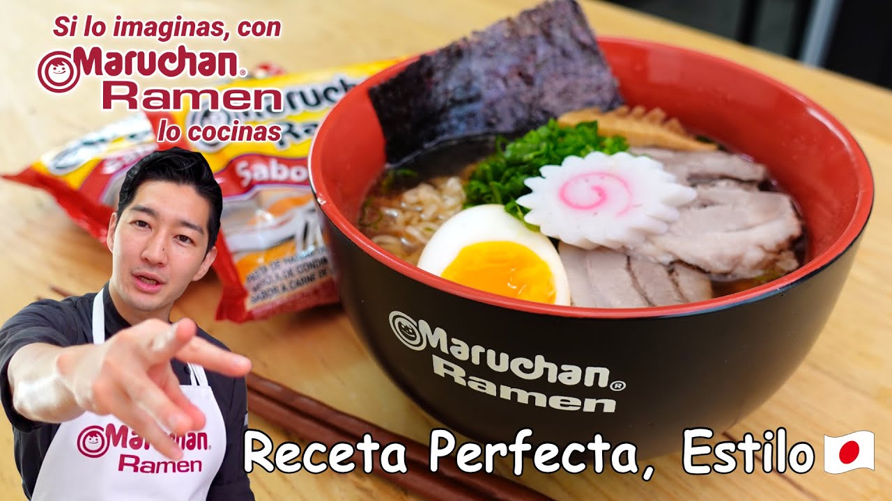La receta perfecta con Maruchan Ramen estilo súper japonés｜Cocina Japonesa Con Yuta