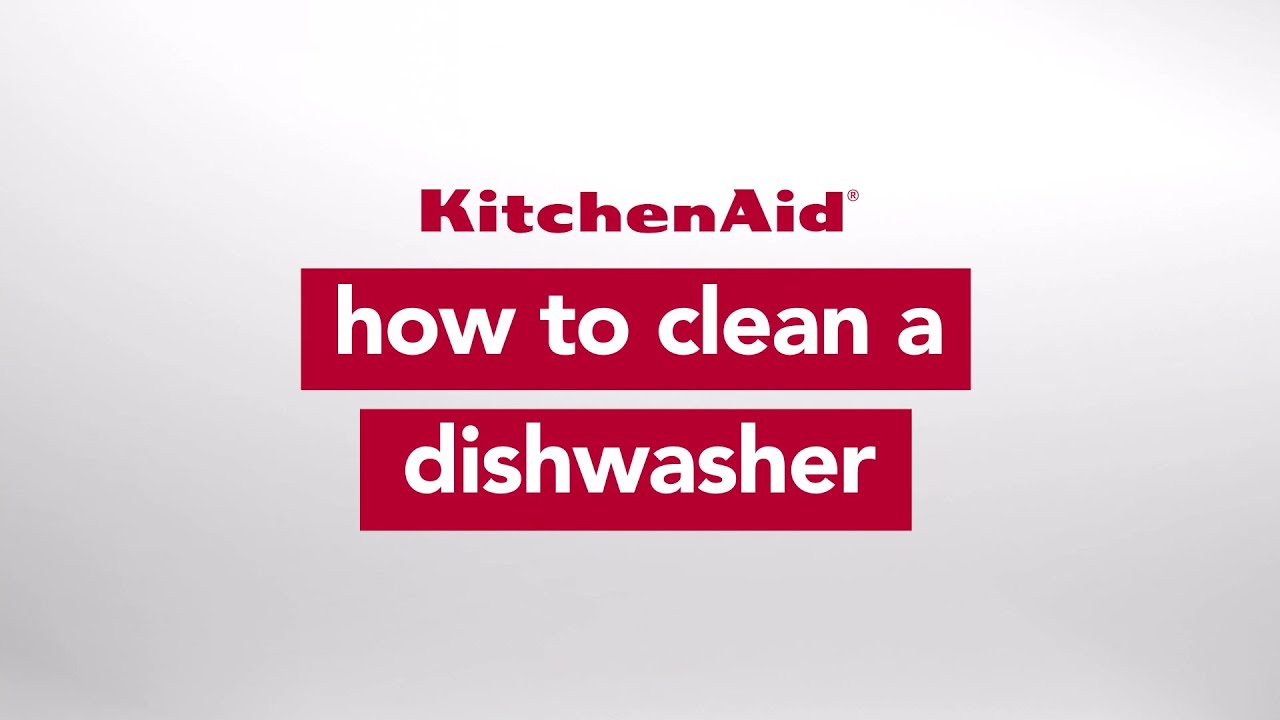 How to Clean a KitchenAid&reg; Dishwasher