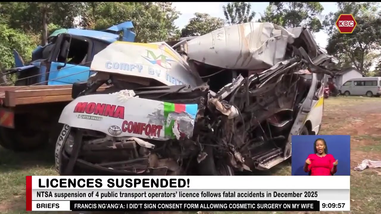 NTSA suspends operating licences for 4 public transport operators