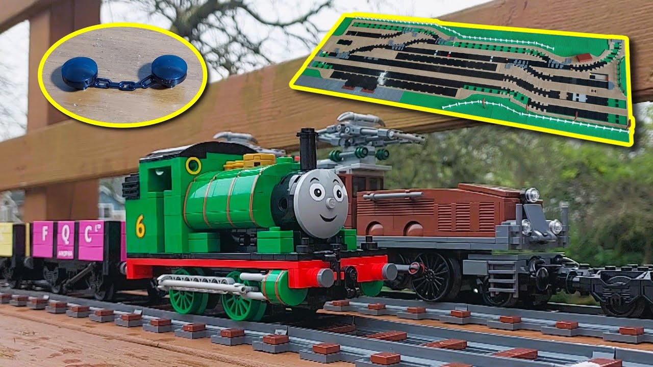 How I Couple my Lego Trains + Knapford Layout Update