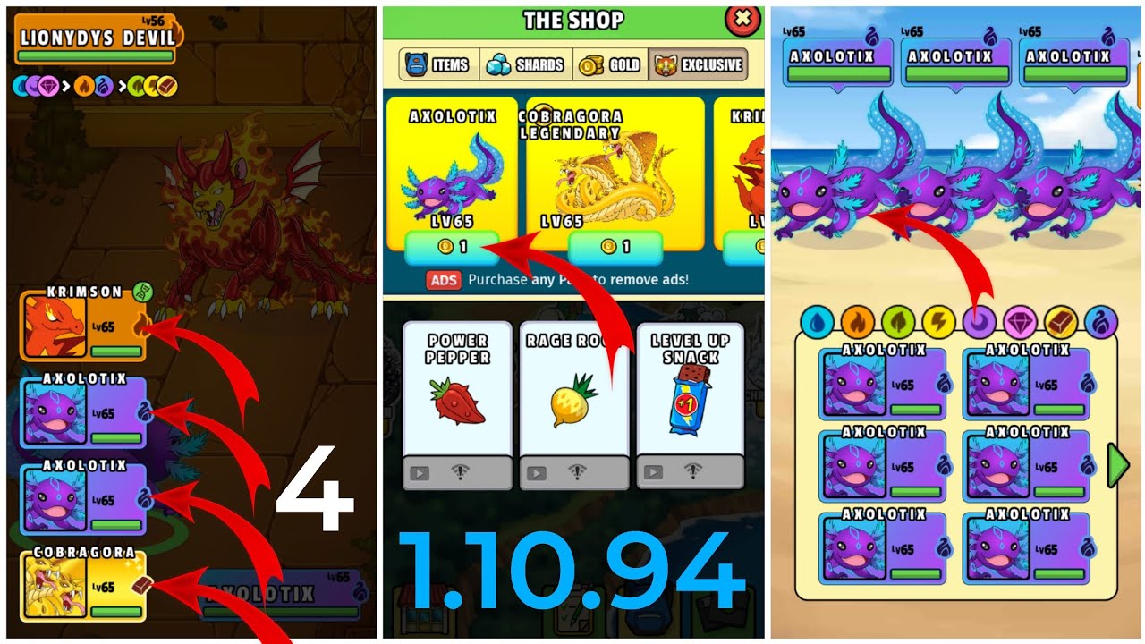 || DYNAMONS WORLD GOD MOD APK || NEW DYNAMON AXOLOTIX FREE || 1.10.94 || @RimuruTempest || HACK ||