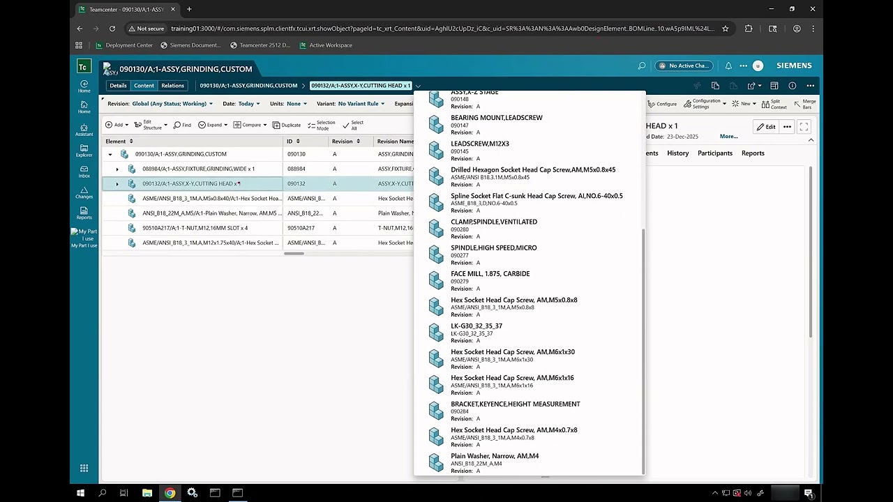 Teamcenter 2512: Understand how to work with the Header