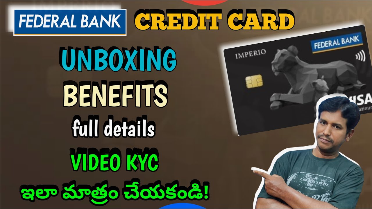 FEDERAL BANK Credit Card Unboxing|Federal bank imperio credit card benefits| #federalbank#creditcard