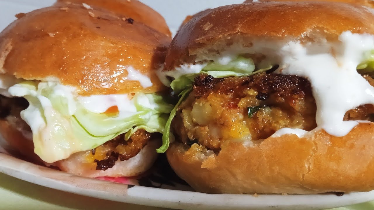 🍔 Rs 25 Me 6 Burger | Street Style Mini Burger Recipe | Low Budget Snacks#test&best