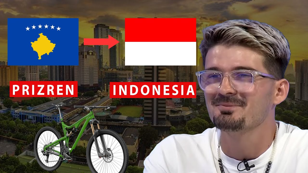 Nga Prizreni në Indonezi me biçikletë për t’i propozuar të dashurës, Ceki Hoti nga Prizreni