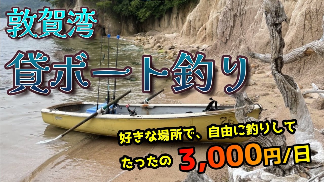 【６月中旬　敦賀湾】3,000円/日の貸ボート釣りで五目釣り！？