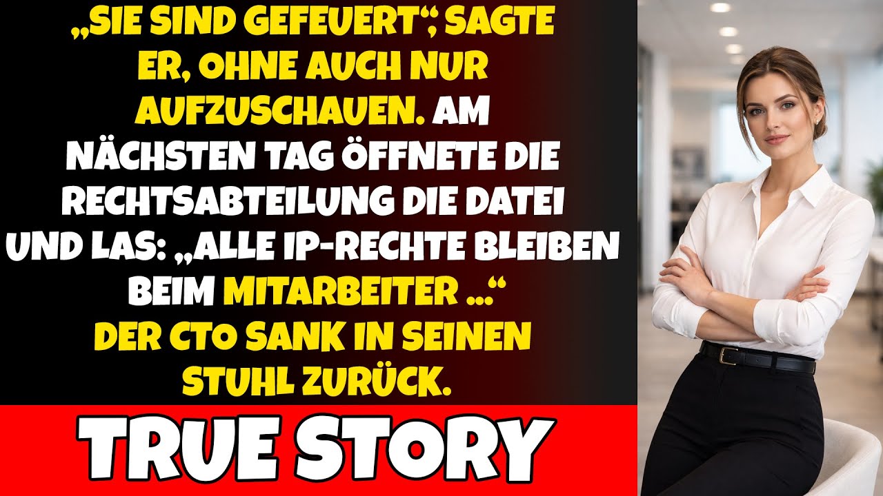 „Sie sind gefeuert“ – und dann las die Rechtsabteilung eine einzige Zeile, die alles veränderte...