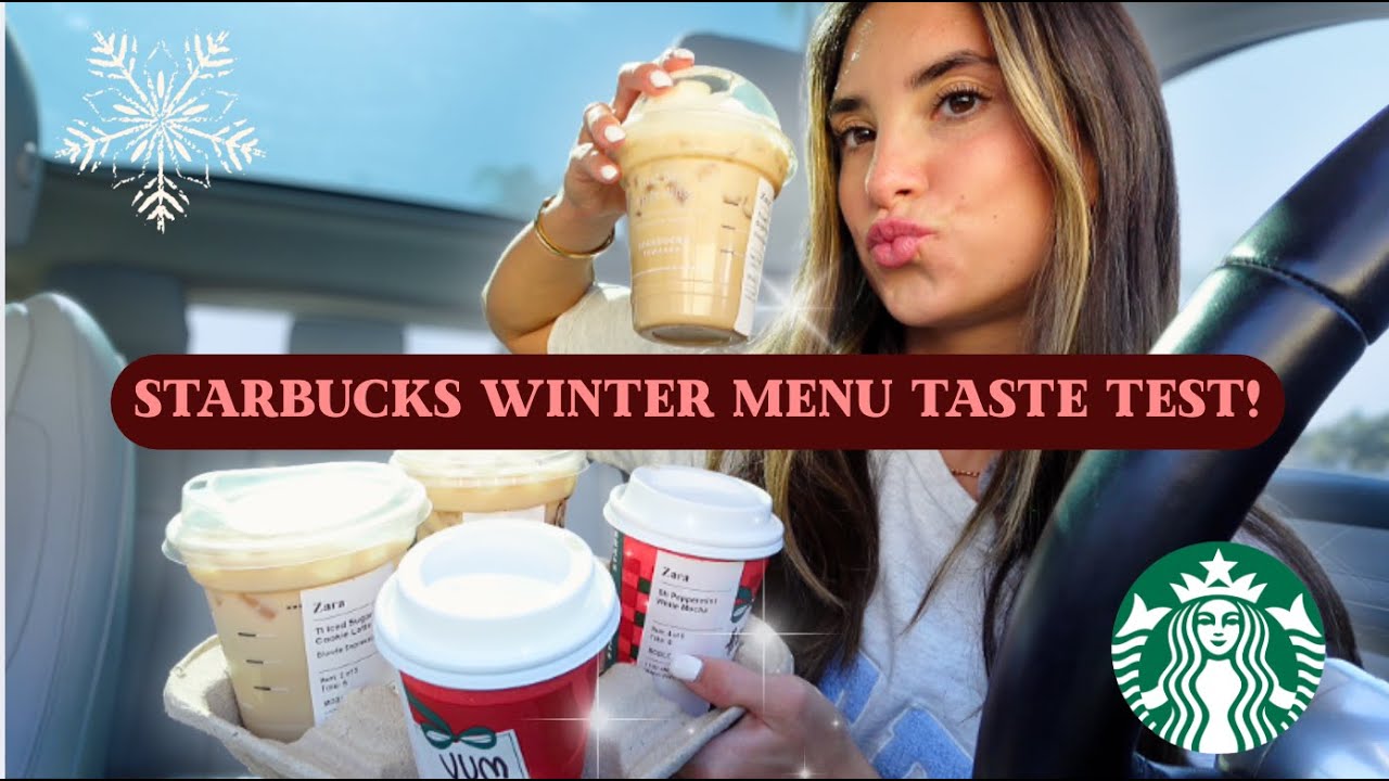 Starbucks Holiday Menu Taste Test ❄️☕️