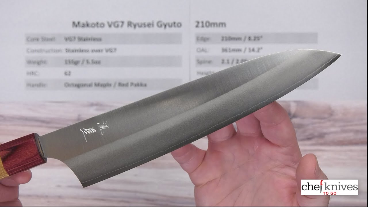 Makoto VG7 Ryusei Gyuto 210mm Quick Look