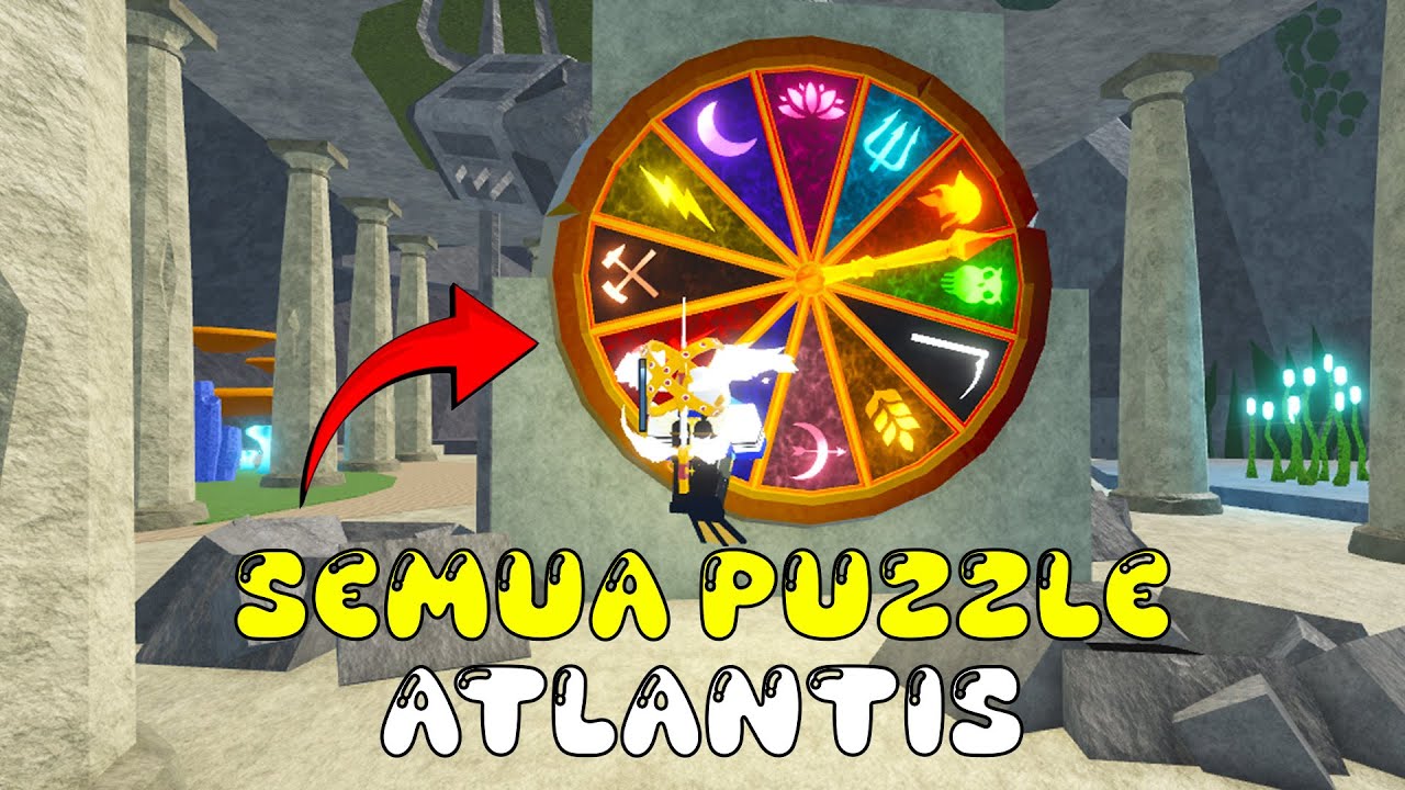 MENYELESAIKAN SEMUA PUZZLE ATLANTIS DENGAN CEPAT DI FISCH ROBLOX !