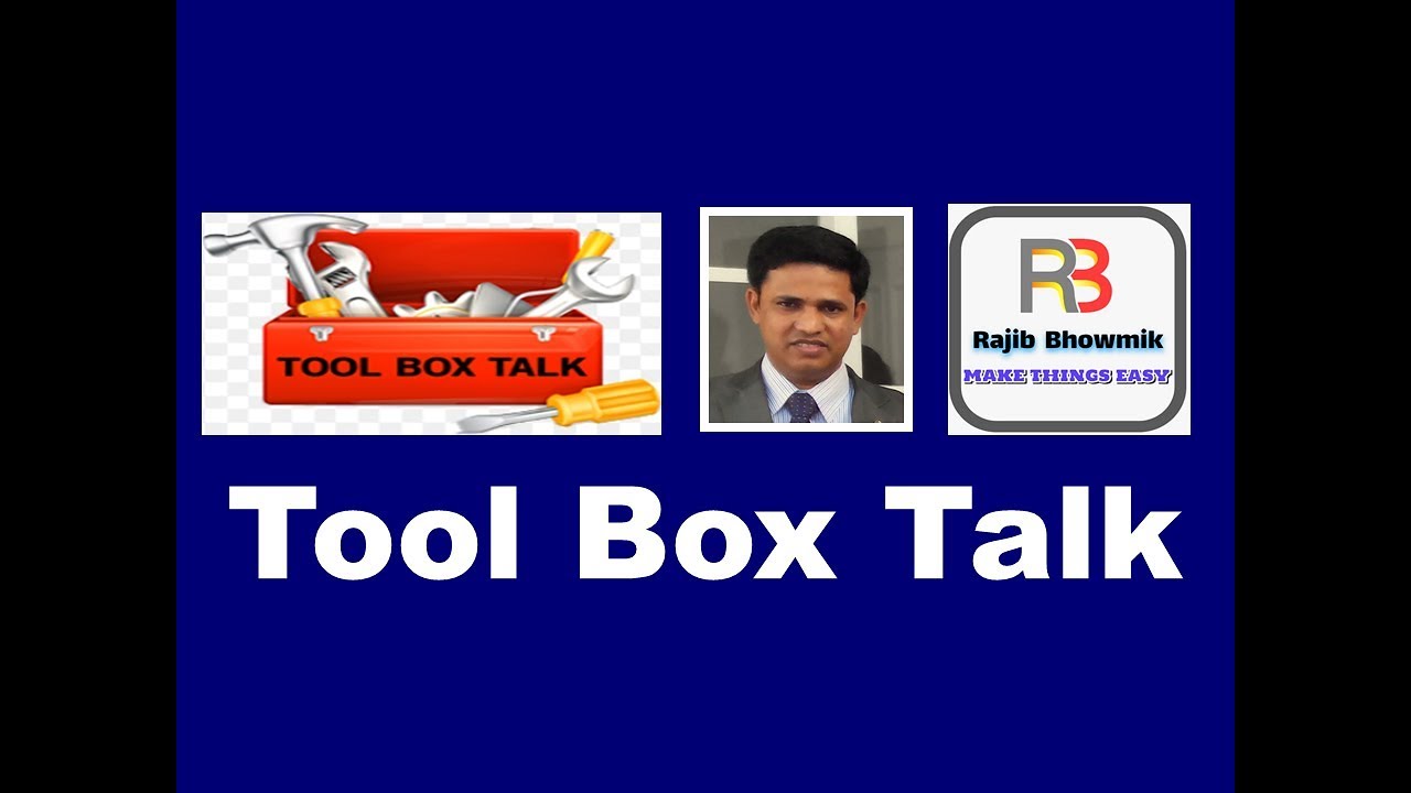 How to conduct toolbox talk || toolbox meeting || what is toolbox talk || pep talk #TBTblog