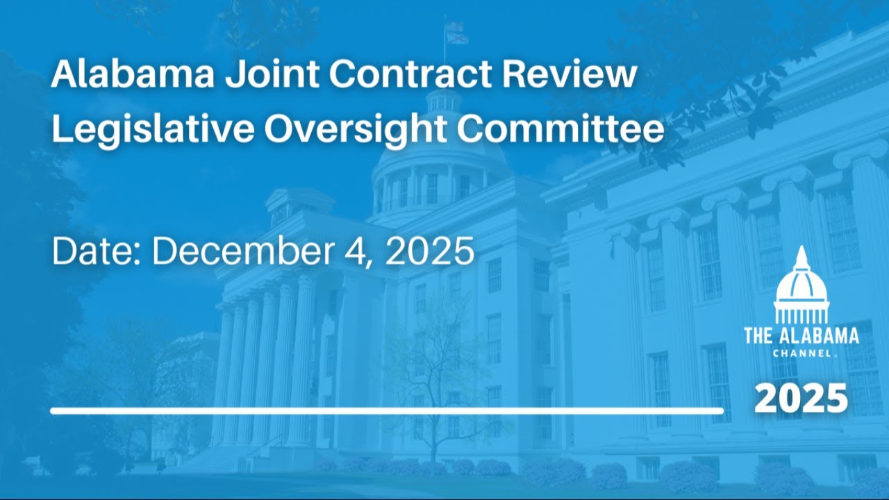 Alabama Joint Contract Review Legislative Oversight Committee