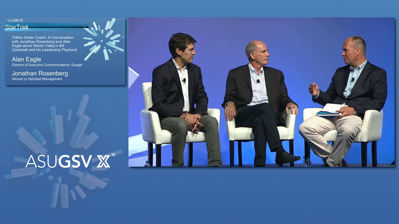 2019 ASU GSV Summit: StarTrek A Conversation with Jonathan Rosenberg and Alan Eagle