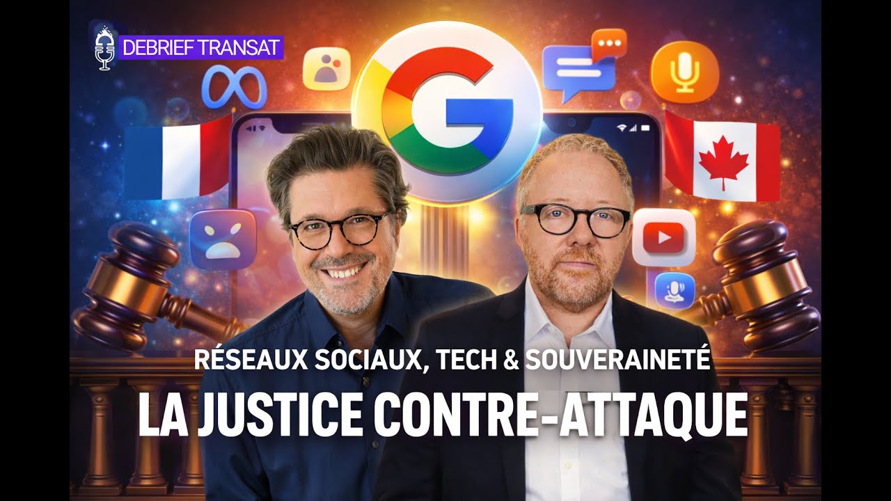Pourquoi la justice s’attaque enfin aux géants de la tech (Debrief Transat)