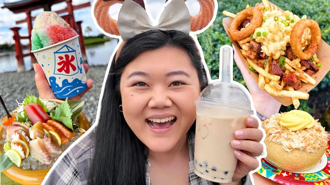 Что поесть в EPCOT! 🪩😋 Гастрономический тур Disney World 2024