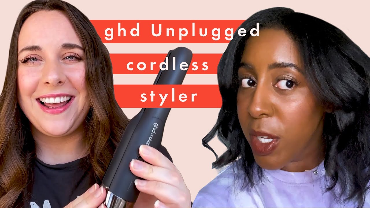 We tested ghd’s first ever CORDLESS straightener | GHD Unplugged Cordless Styler Review | Cosmo UK