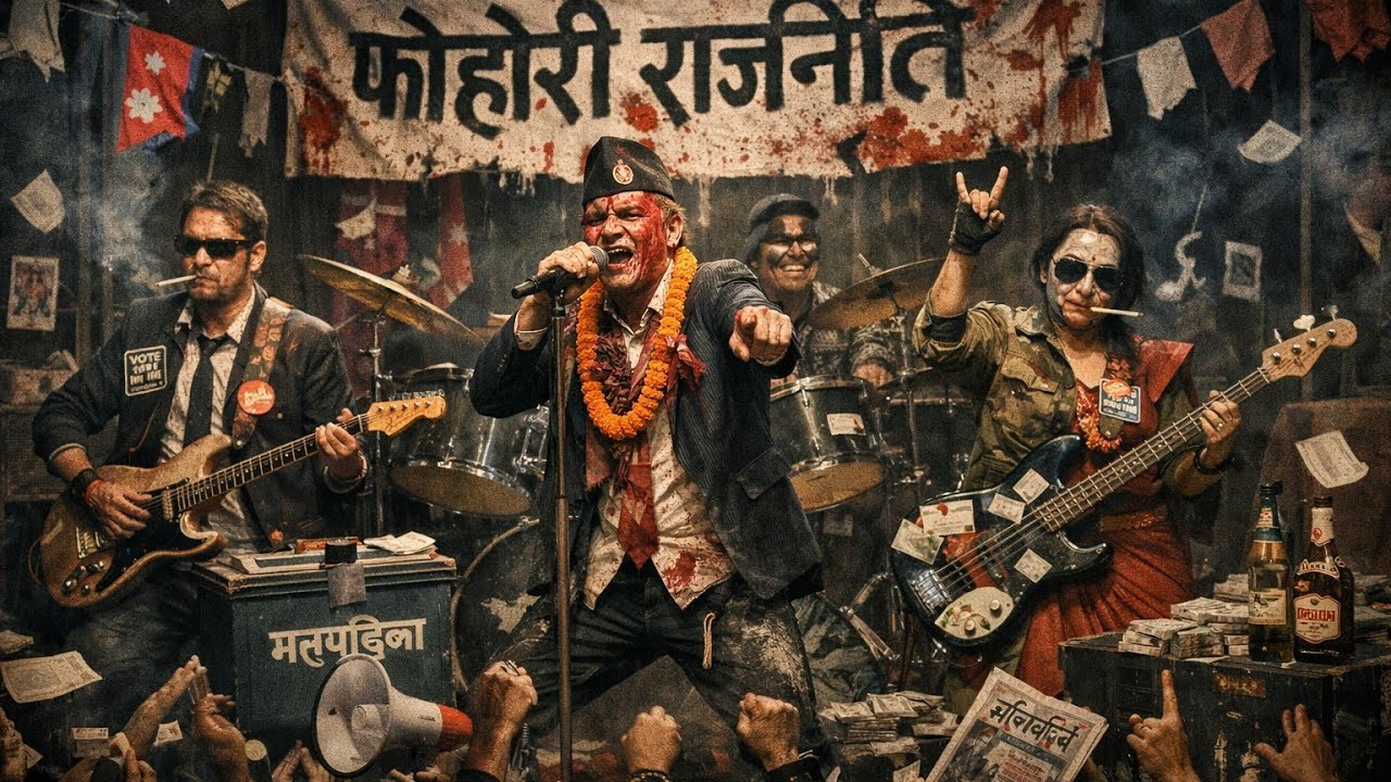 फोहोरी राजनिती//New Nepali AI Song