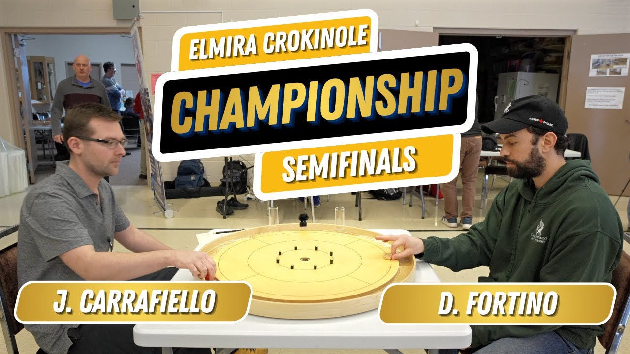 Elmira Crokinole 2026 Semifinal Carrafiello VS Fortino