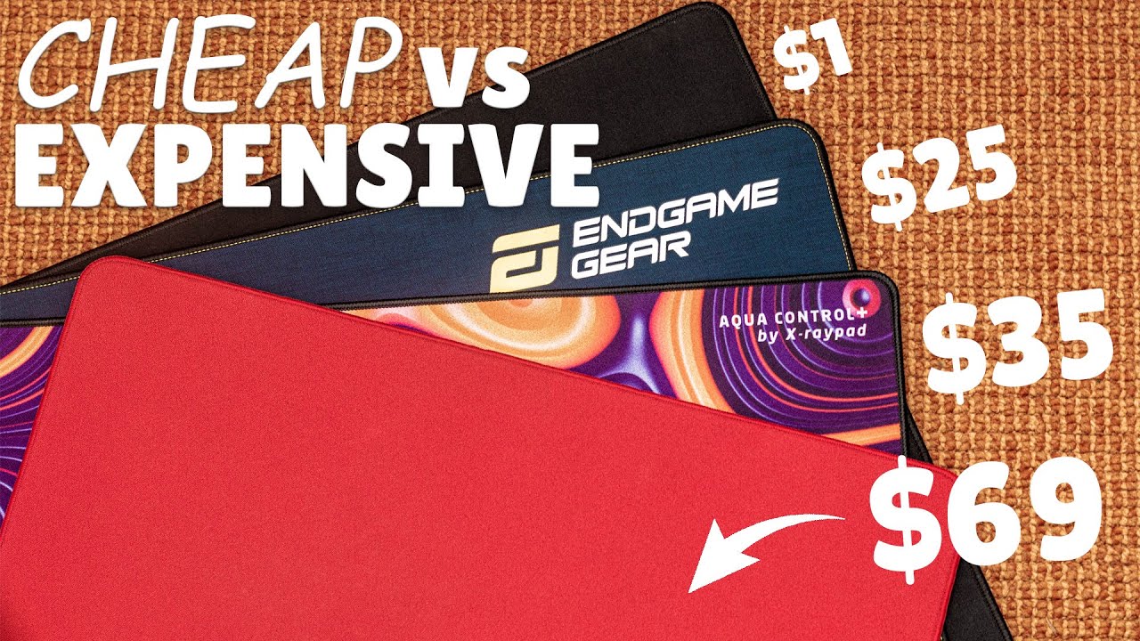 CHEAP vs EXPENSIVE Gaming Mousepads | How Much PRICE Matters