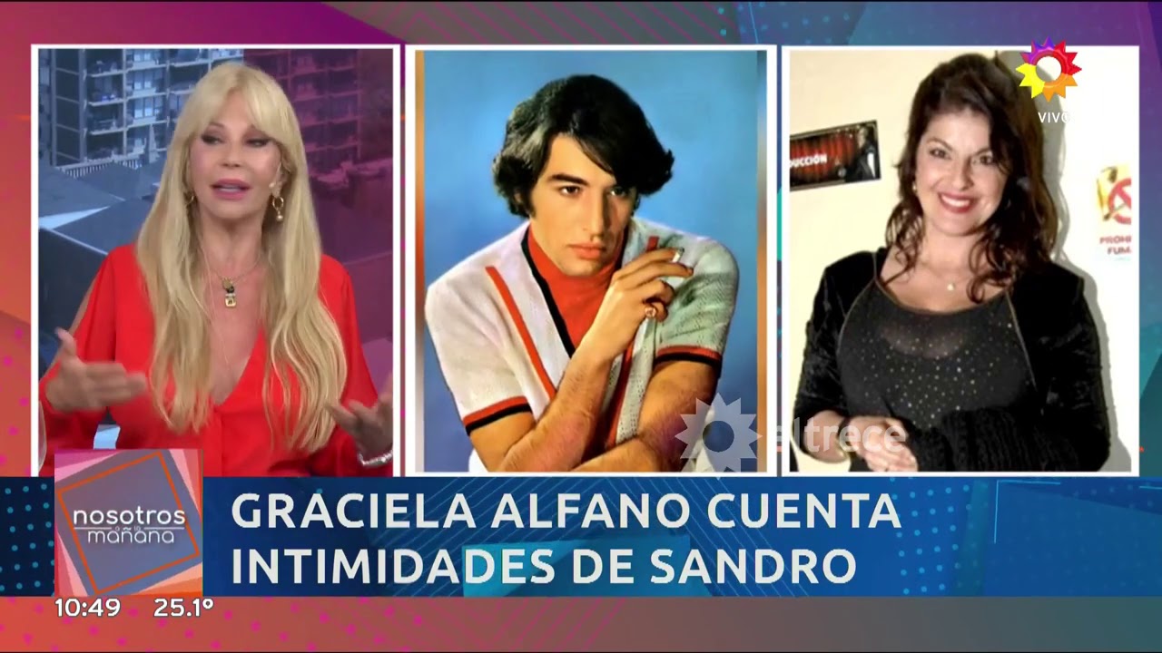 Graciela Alfano reveló un dato sobre una misteriosa mujer que visitaba a Sandro en secreto