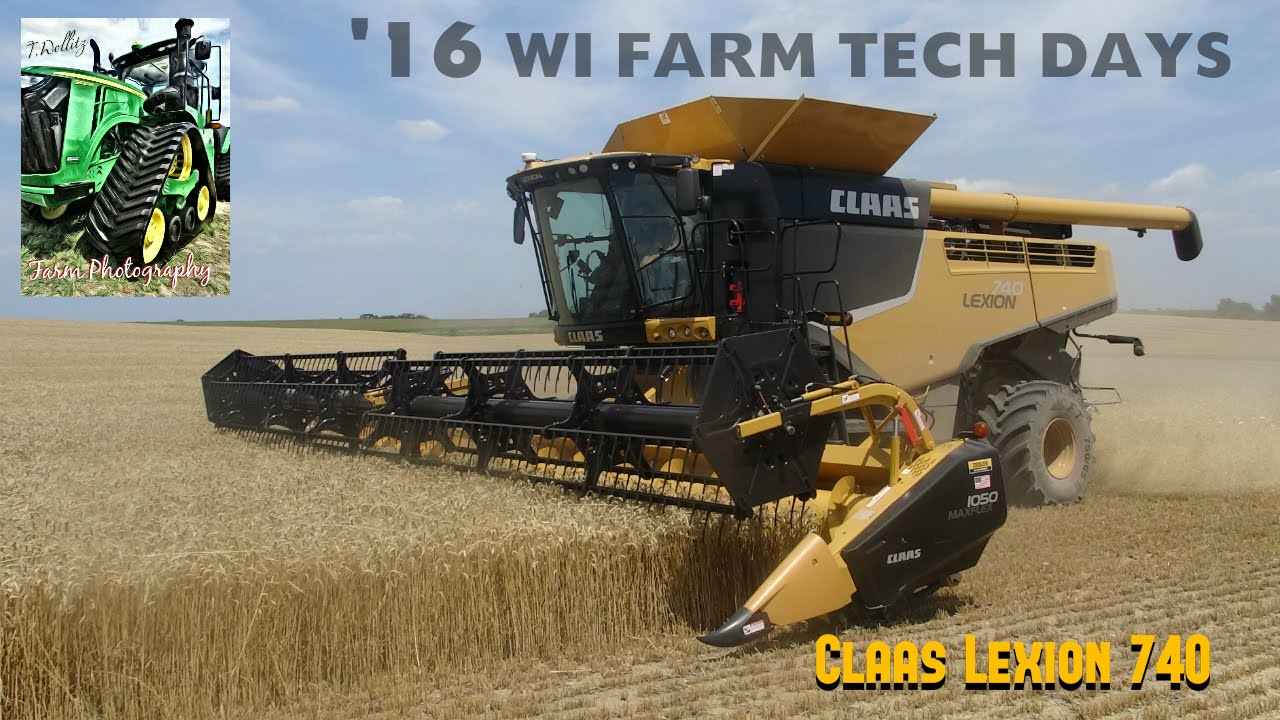 '16 WI Farm Tech Days: Claas Lexion 740