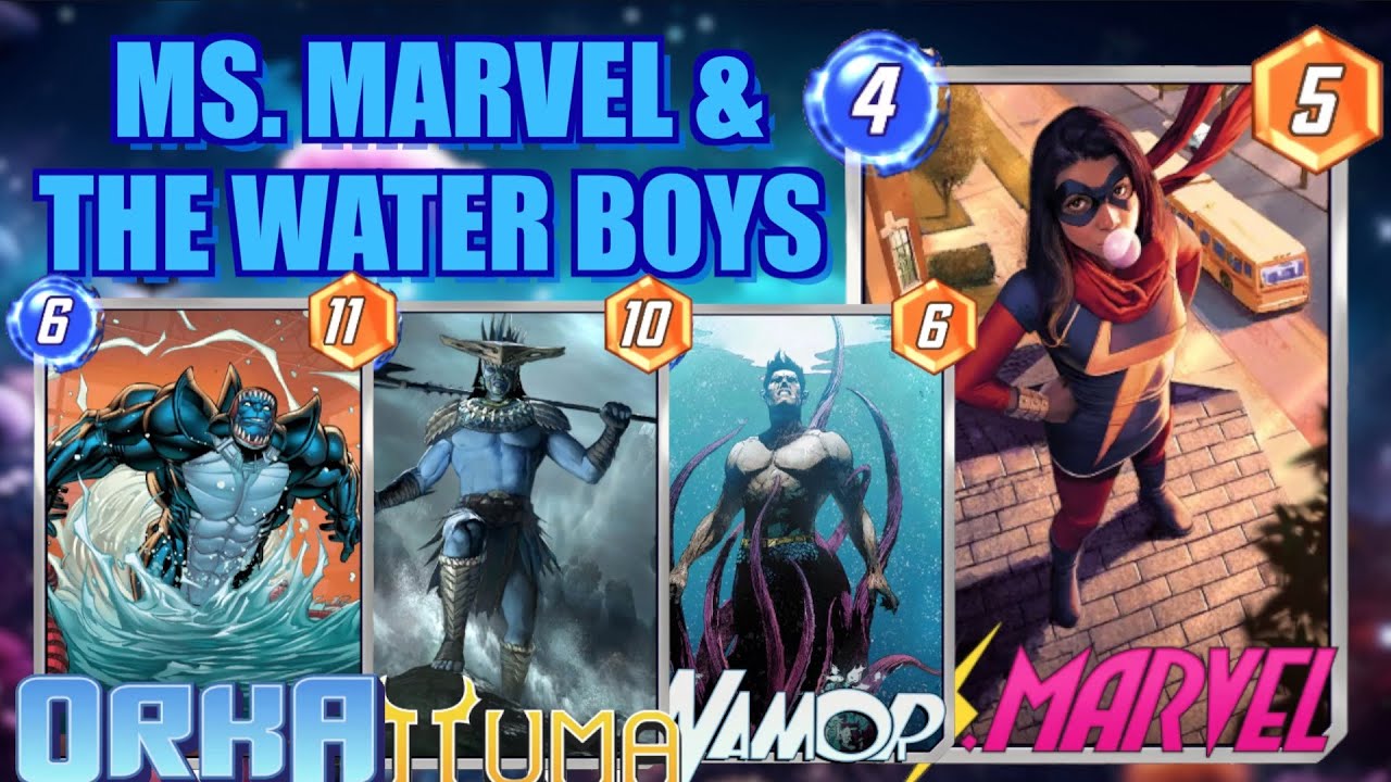 THIS DECK GOES SWIMMINGLY!| Ms. Marvel & The Water Boys| Marvel Snap