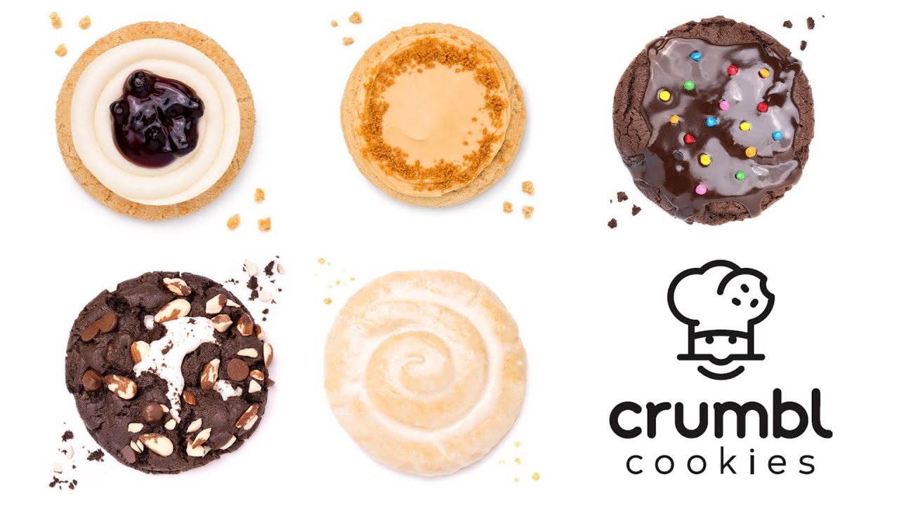 Crumbl Cookies 6/20/22 Blueberry Cheesecake, Rocky Road, Honey Bun, Galaxy Brownie, Cookie Butter