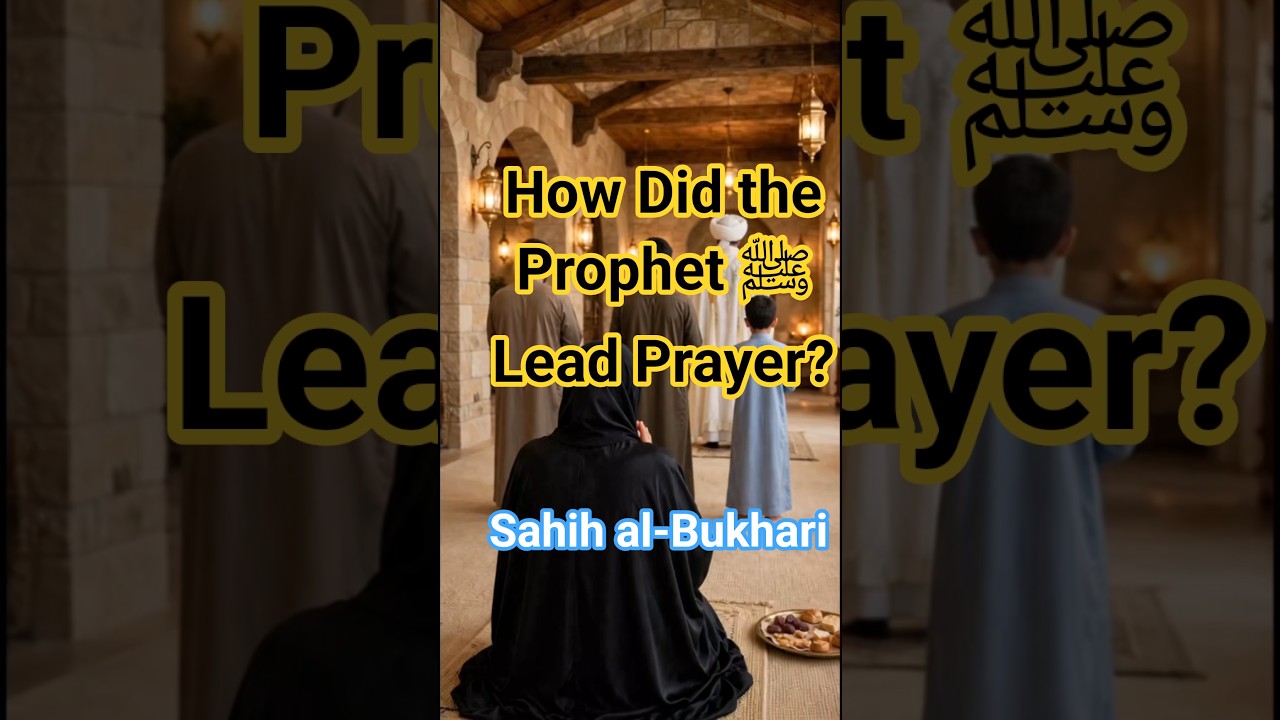 How the Prophet ﷺ Led Prayer at Home | Prayer Rows | Bukhari
