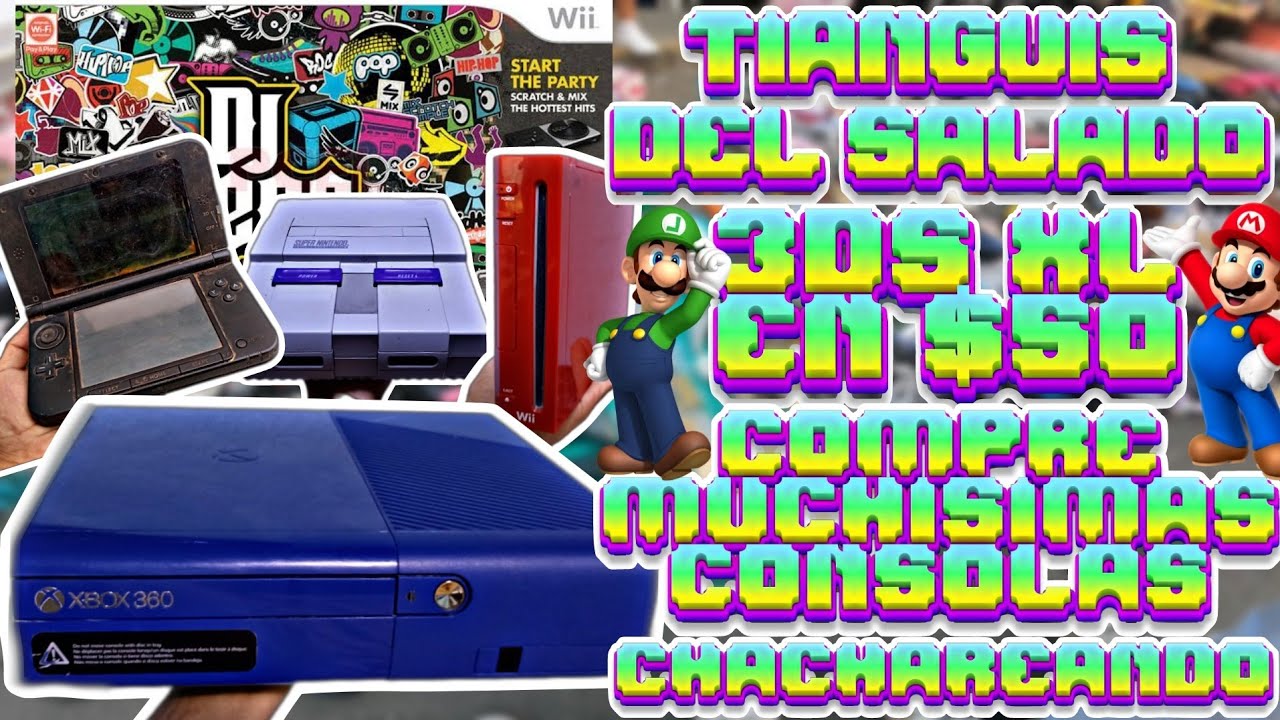 Xbox 360 Por $50 tianguis EL SALADO compré más de 10 consolas Chachareando Videojuegos Retro AlexVG