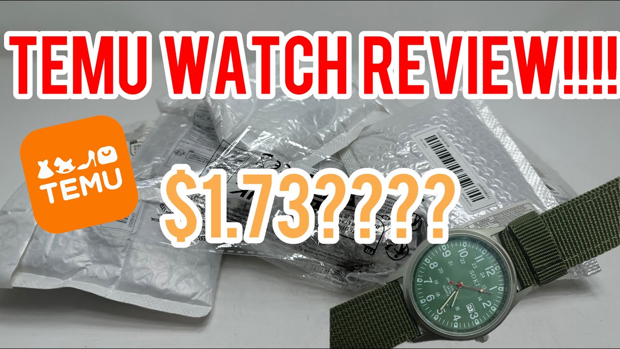 I bought cheap watches on Temu review