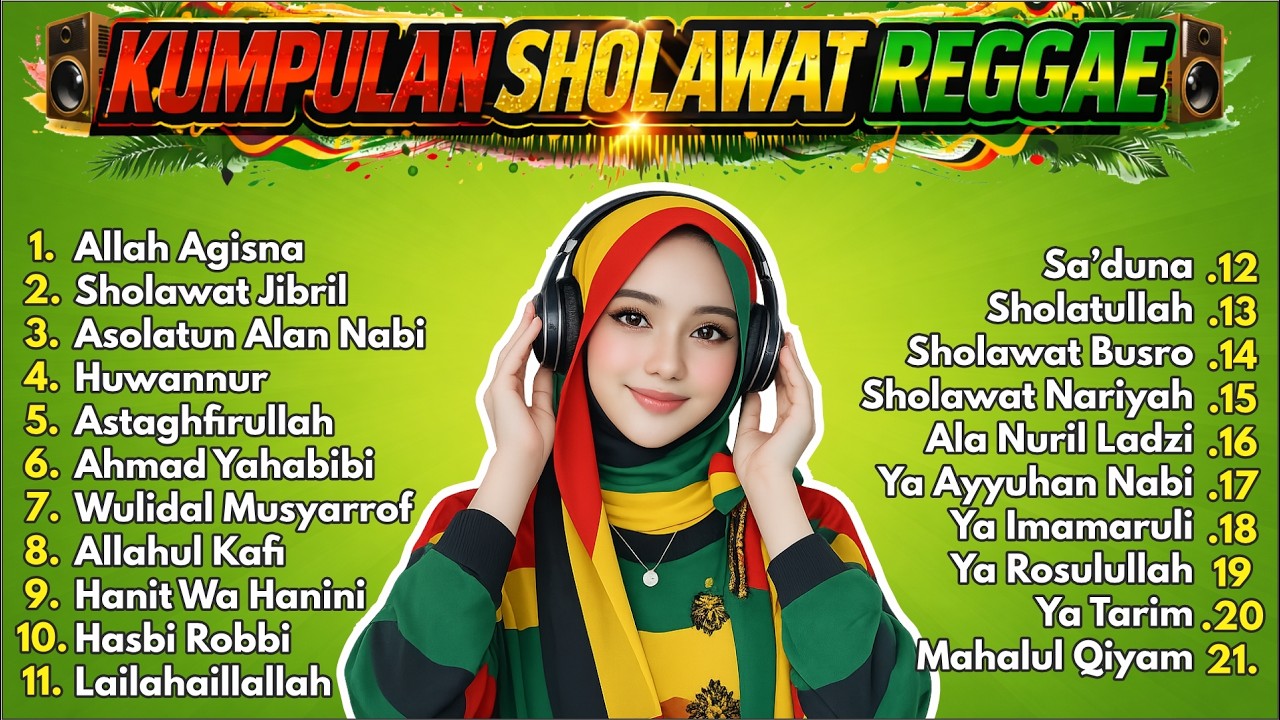 🌿 KUMPULAN SHOLAWAT REGGAE PENENANG HATI  IRAMA LEMBUT & MENENANGKAN 2026 — SHOLAWAT MERDU