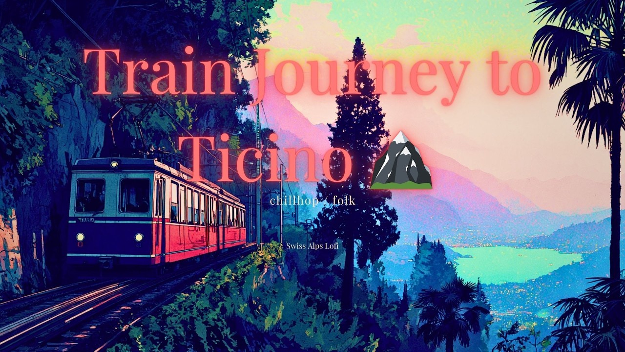 Swiss Alps Lofi 🏔️ Train Journey to Ticino [chillhop / folk]