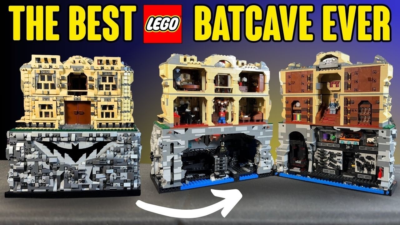 Лучшая Бэтпещера из LEGO за всю историю: обзор самодельной модели поместья Уэйна.