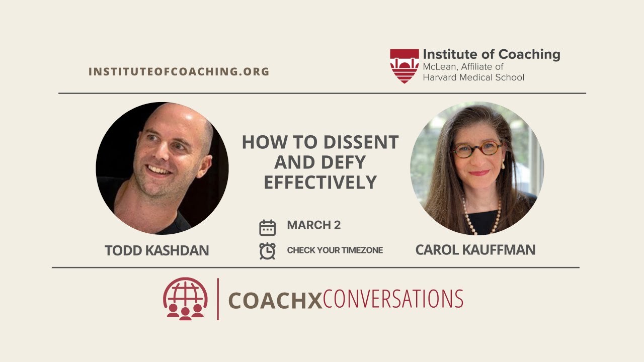 Todd Kashdan on How to Dissent and Defy Effectively
