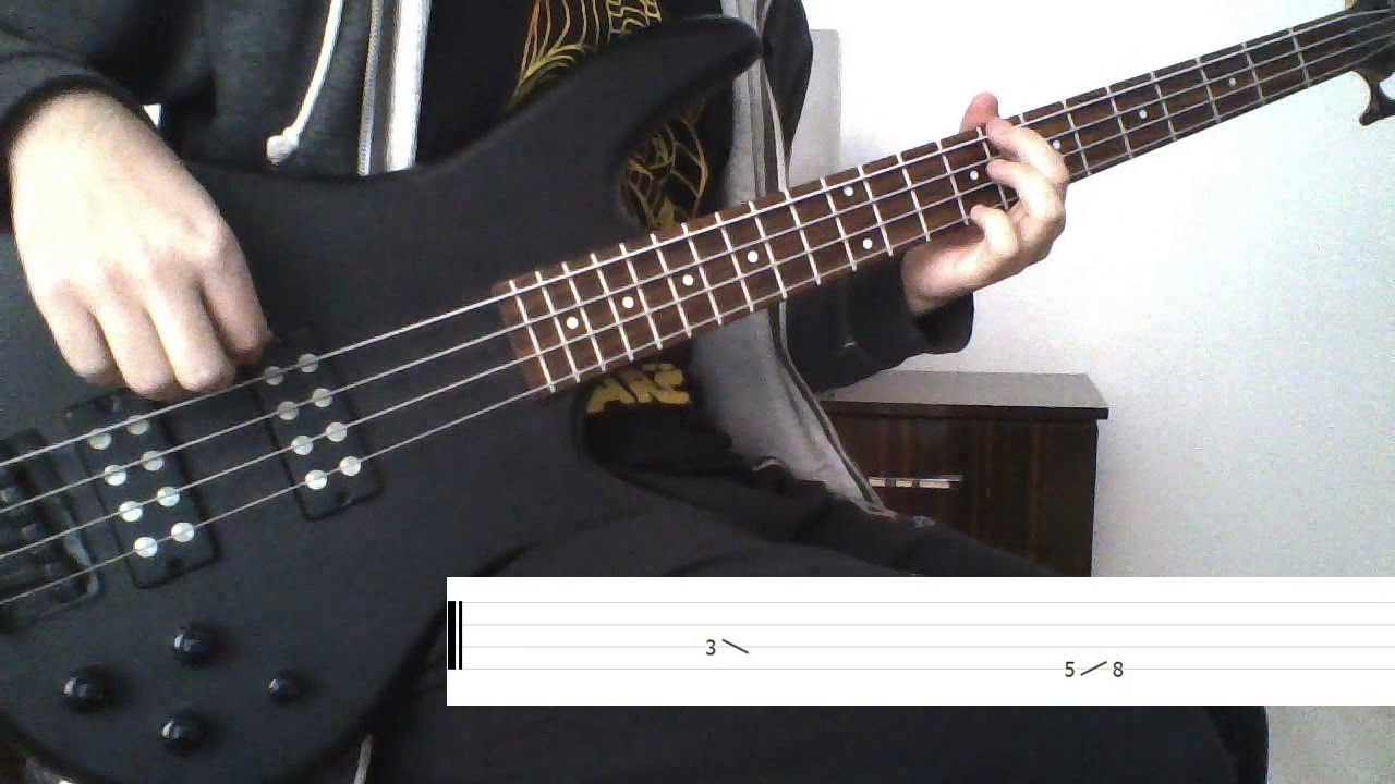 Adamlar - Kapısı Kapalı (Bass Cover & Tab)