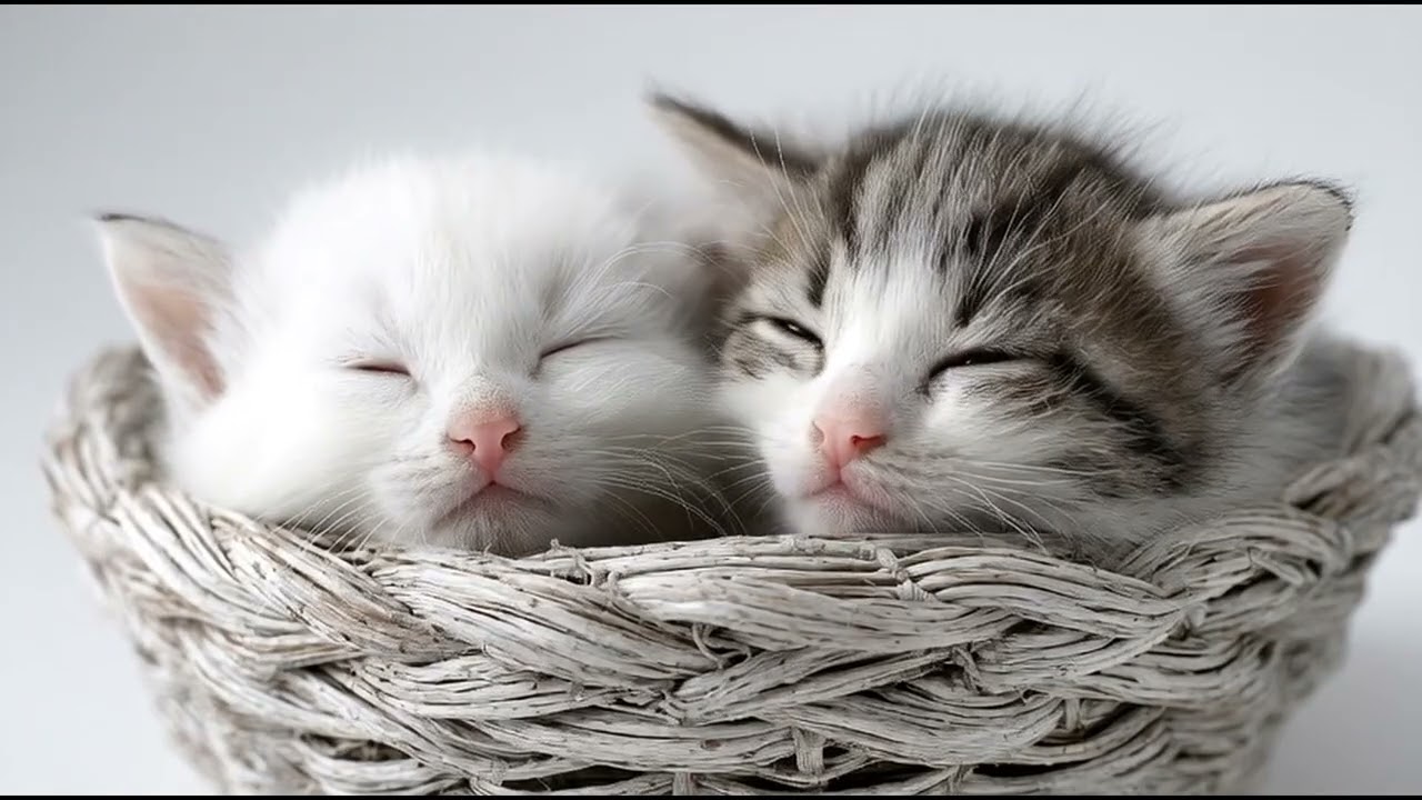Playlist(cat purring) - Cozy Kittens Snuggling 🐾❤️