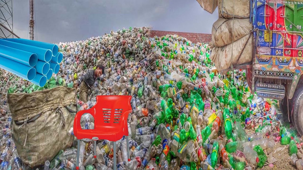 Top 10 Fascinating Process of old plastic Recycling. Mass Production Processe Factory