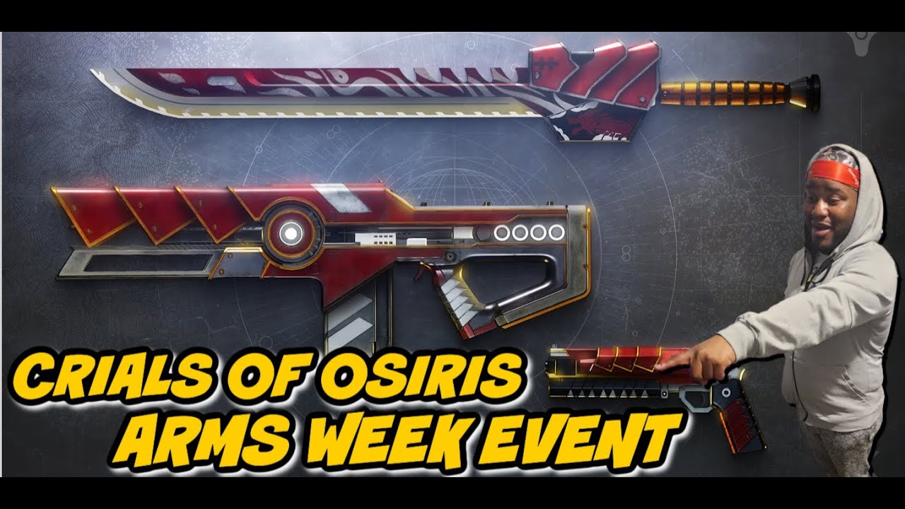 DESTINY 2 ARM WEEK EVENT AND CRIALS OF OSIRIS! LIVE!
