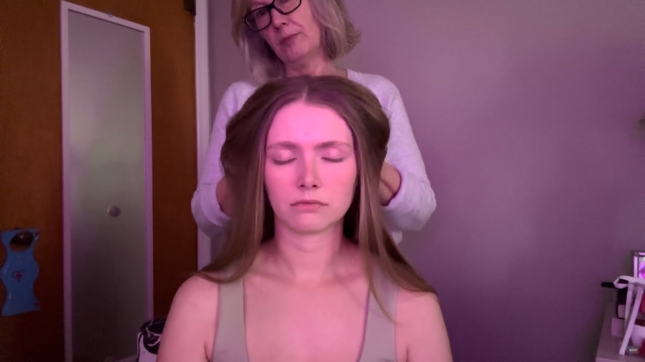 ASMR My Mom Does Personal Attention & Light Touch Massage On Me!